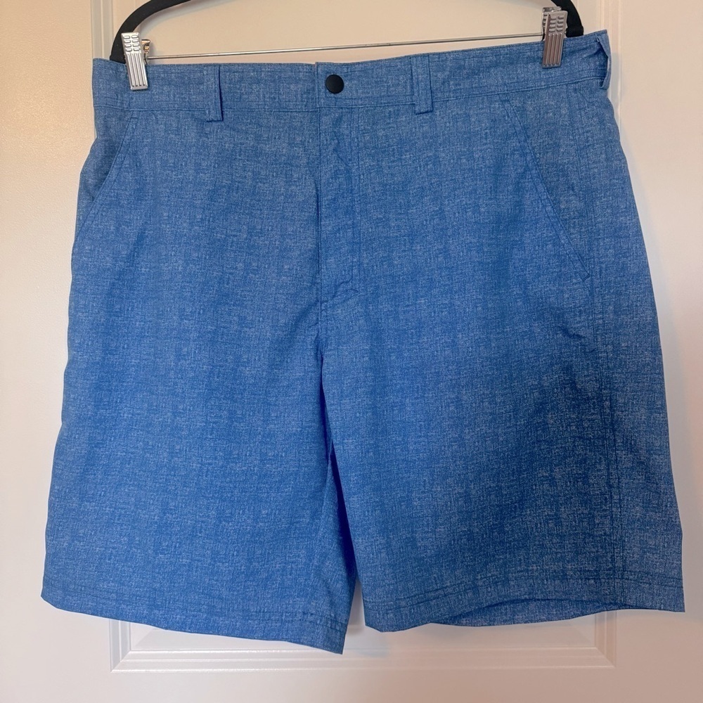 PGA Tour Men's Blue Flat Front Shorts Size 36